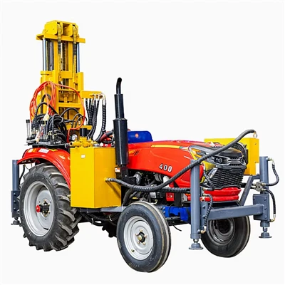 Pneumatski uređaj za bušenje bunara montiran na traktor