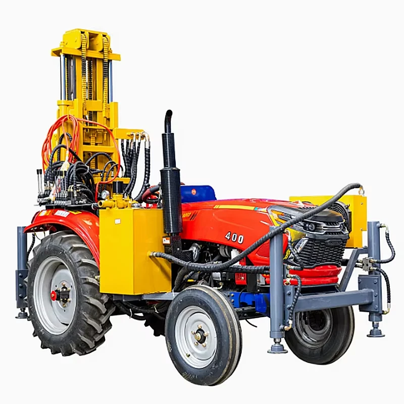 Pneumatski uređaj za bušenje bunara montiran na traktor